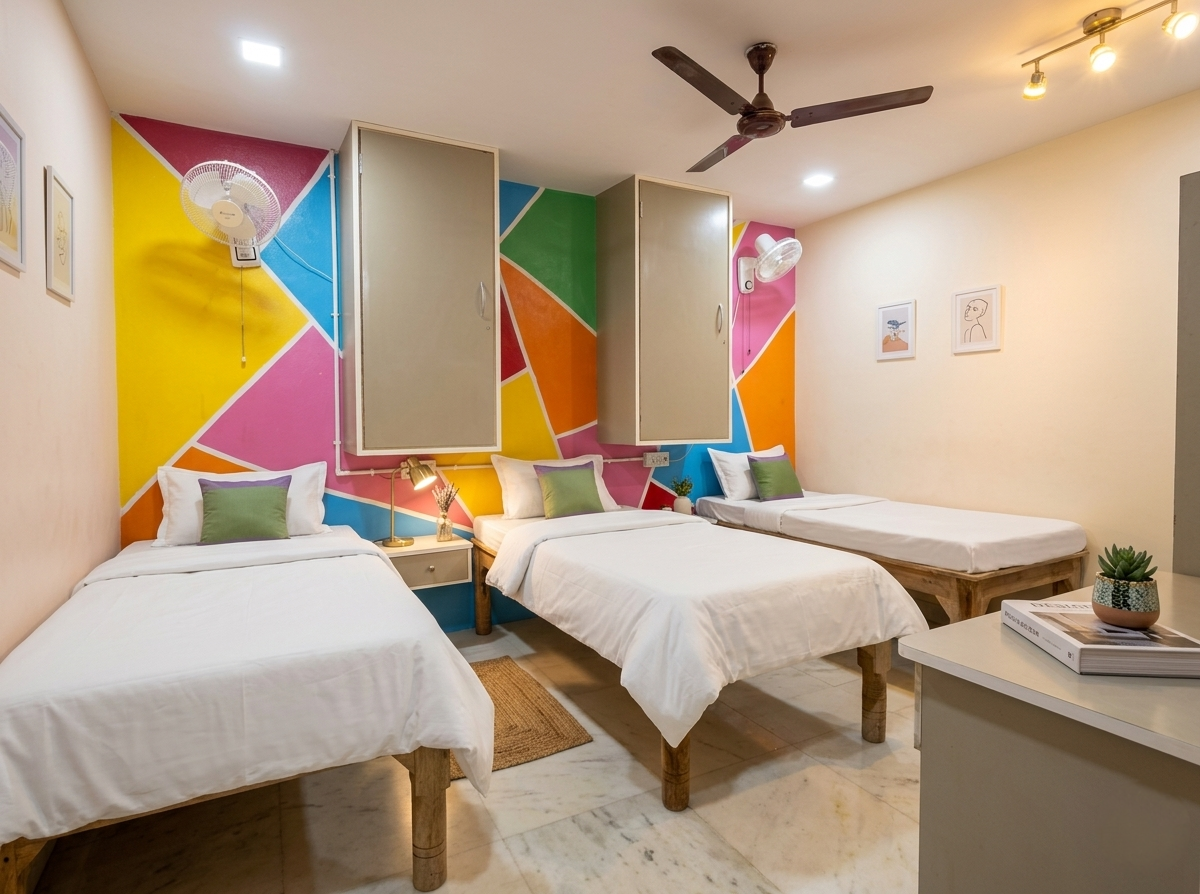Modern Bunk Bed Accommodation: Smart Living for Students